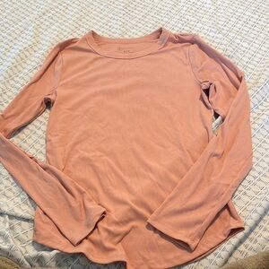 Women's Pink Long Sleeve Top